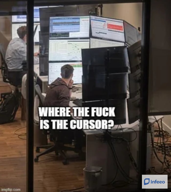 Where the fuck is the cursor?